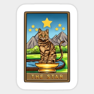 THE STAR CAT Sticker